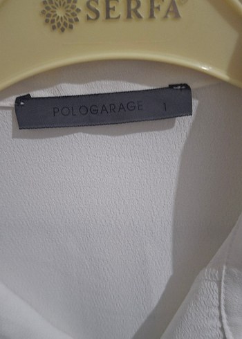 Kadın Beyaz Keten Düğmeli Gömlek - Görsel 2