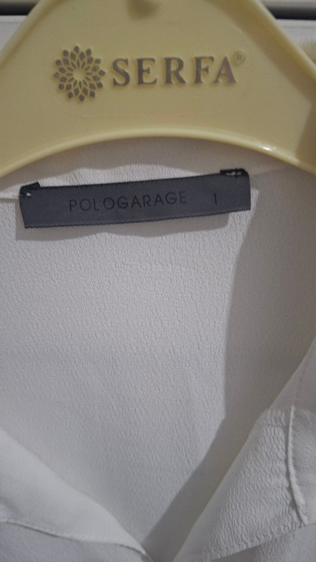 Kadın Beyaz Keten Düğmeli Gömlek - Görsel 2