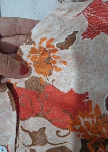 Bohem Tarz V Yaka Kemerli Midi Elbise - Görsel 6