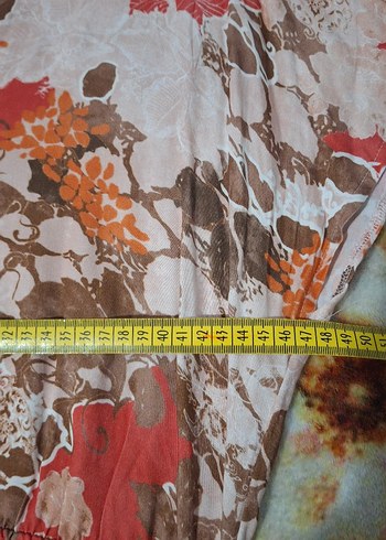 Bohem Tarz V Yaka Kemerli Midi Elbise - Görsel 7