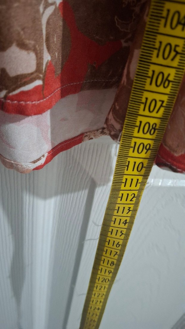 Bohem Tarz V Yaka Kemerli Midi Elbise - Görsel 4