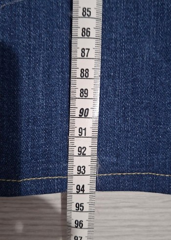 Kadın Mavi Normal Boy Kot Pantolon - Görsel 2