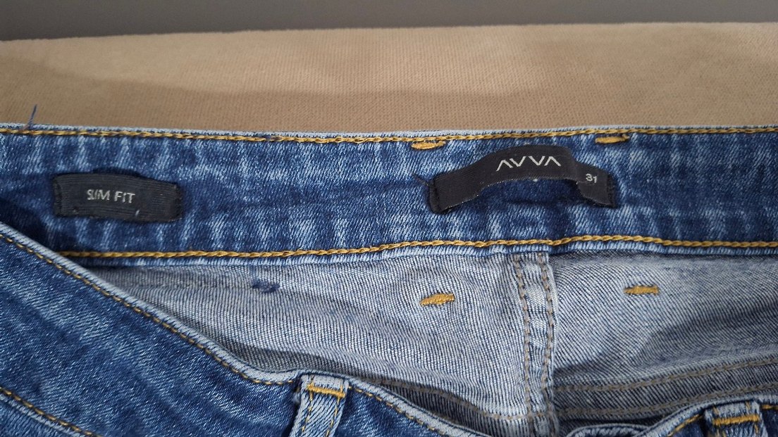 Kadın Mavi Normal Boy Kot Pantolon - Görsel 4