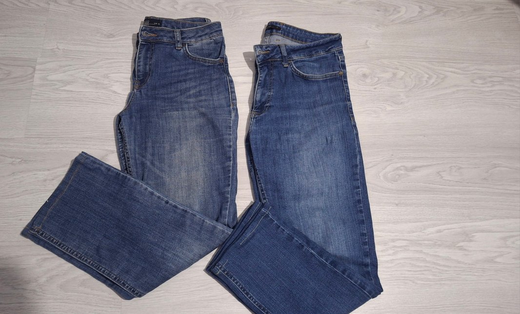 Kadın Mavi Normal Boy Kot Pantolon - Görsel 3