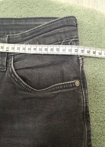 Gri Regular Fit Midi Erkek Kot Pantolon - Görsel 6