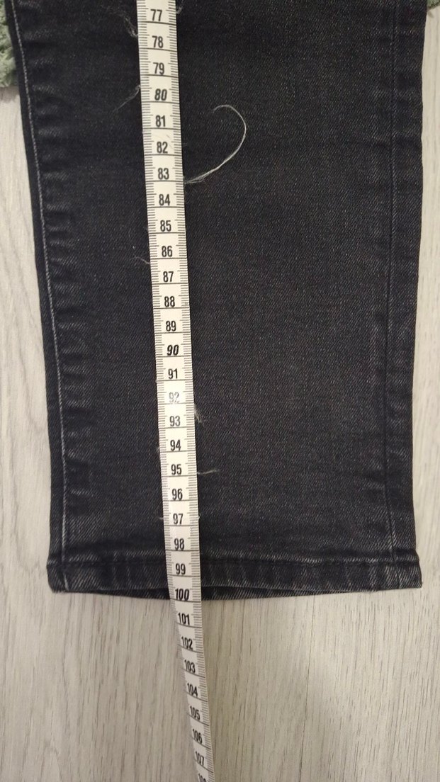 Gri Regular Fit Midi Erkek Kot Pantolon - Görsel 2