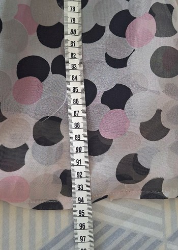 Puantiyeli Piliseli  Elbisesi M ,L uyumlu ,şifon - Görsel 5