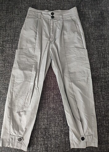 Stradivarius buz mavisi açık mavi pantolon - Görsel 6