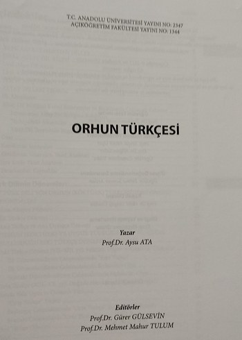 Anadolu Üniversitesi aöf Edebiyat  Ders Kitapları - Görsel 3