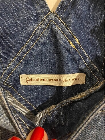 xs Beden Stradivarius Salopet / Kot Şortlu Tulum