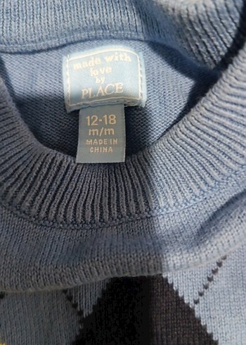 Mavi Erkek Çocuk Triko Kazak - Görsel 2