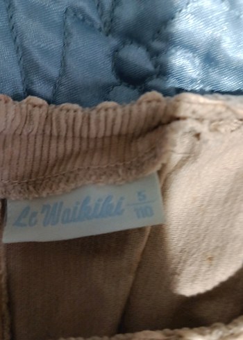 Kız Çocuk Bej Keten Fırfırlı Elbise - Görsel 3