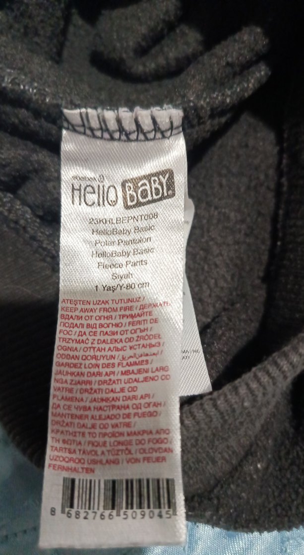 Pembe Baskılı Uzun Kollu Bebek Kız Takımı - Görsel 5