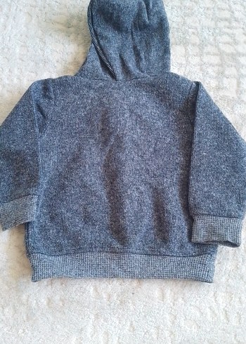 Defacto Gri Kapüşonlu Erkek Çocuk Sweatshirt