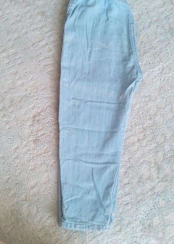 4 Yaş Beden Erkek Çocuk Mavi Rahat Kesim Denim Pantolon