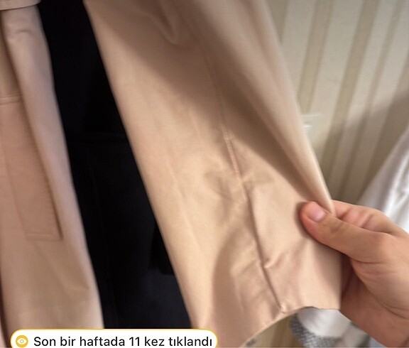 l Beden ten rengi Renk H&m trençkot