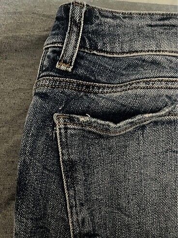 26 Beden mavi Renk Mavi orta bel skinny jean