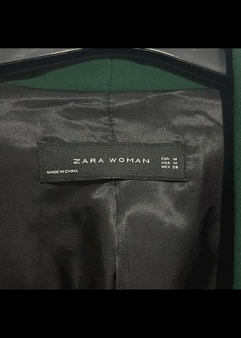 Düğmeli Yeşil Kadın Blazer Ceket - Görsel 3