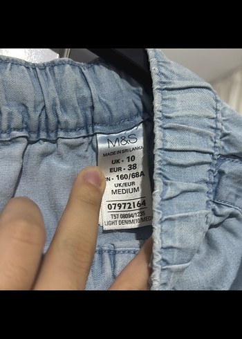 Gri Bol Kesim Kadın Denim Pantolon - Görsel 4