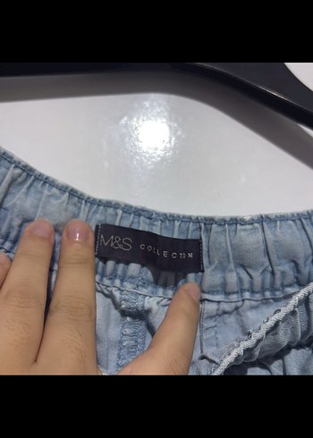 Gri Bol Kesim Kadın Denim Pantolon - Görsel 3