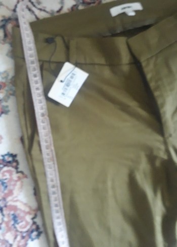 Kemer Detaylı Kadın Kahverengi Kumaş Pantolon - Görsel 5