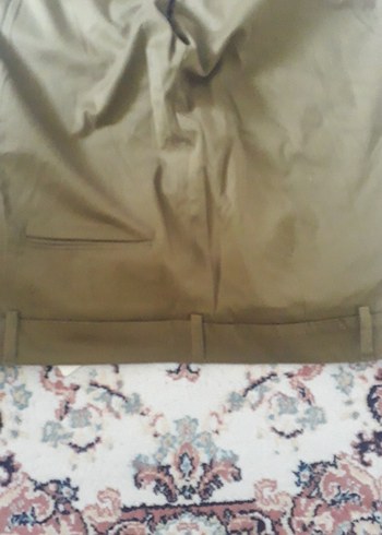 Kemer Detaylı Kadın Kahverengi Kumaş Pantolon - Görsel 8