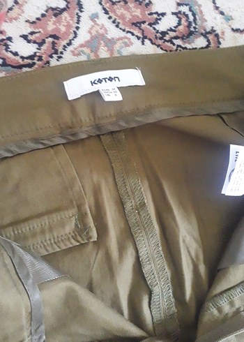 Kemer Detaylı Kadın Kahverengi Kumaş Pantolon - Görsel 7