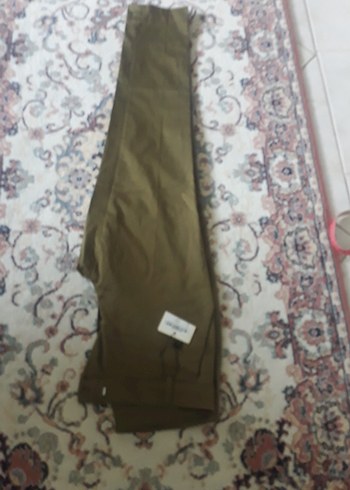 Kemer Detaylı Kadın Kahverengi Kumaş Pantolon - Görsel 9