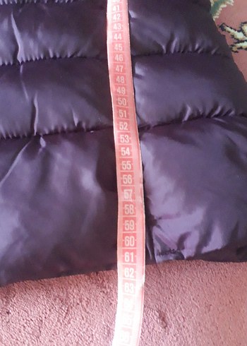 Mor Kapüşonlu Kadın Kışlık Mont - Görsel 5