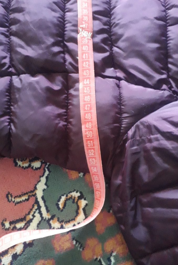 Mor Kapüşonlu Kadın Kışlık Mont - Görsel 4