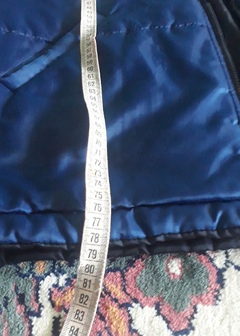 Mavi Fermuarlı Erkek mont - Görsel 8