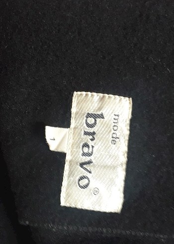 Düğmeli Siyah Gotik Midi Hamile Ceketi - Görsel 5