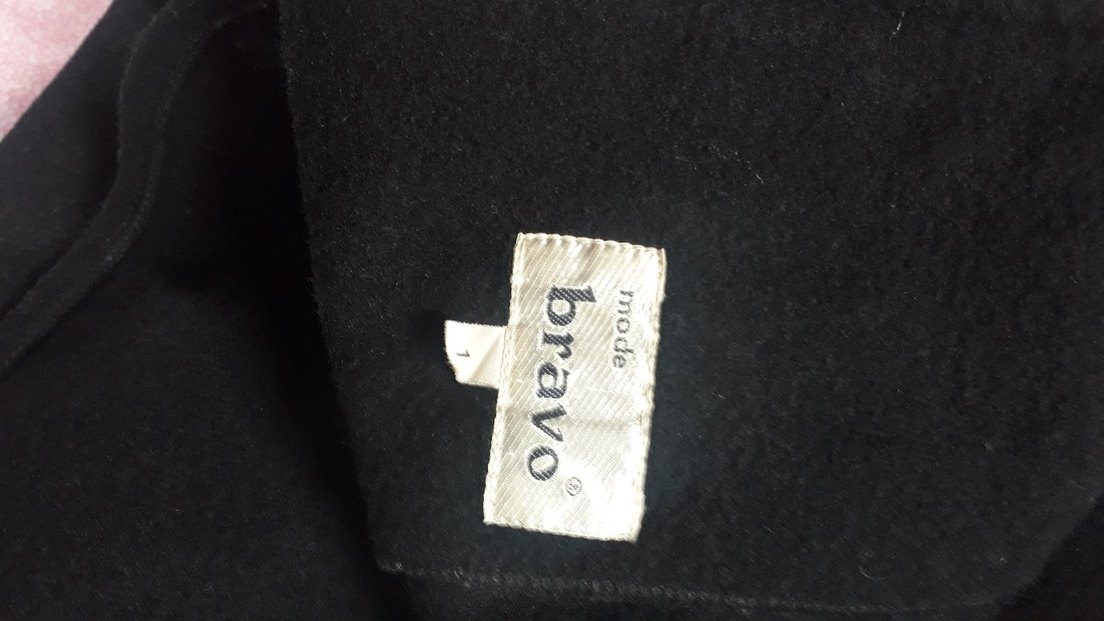 Düğmeli Siyah Gotik Midi Hamile Ceketi - Görsel 5