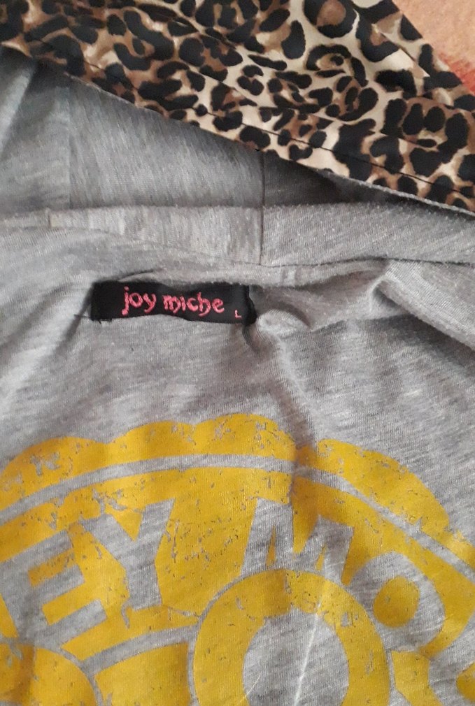 Kapüşonlu Leopar Desenli Kadın Ceket - Görsel 3