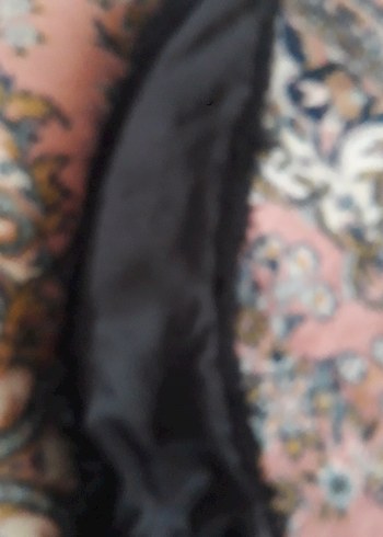 Siyah Uzun Kadın Suni Kürk Şal - Görsel 3