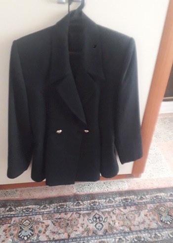 Siyah Düğmeli Kadın Blazer Ceket - Görsel 6