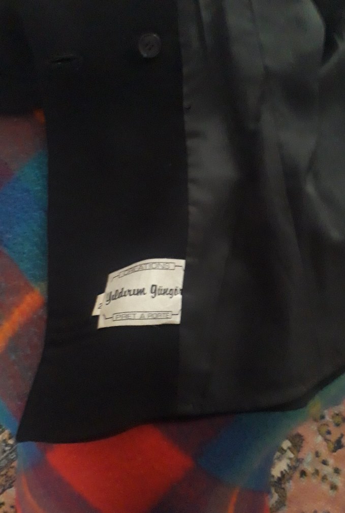 Siyah Düğmeli Kadın Blazer Ceket - Görsel 4