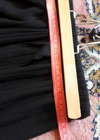 Siyah Pilili Rahat Kesim Keten Kadın Pantolon - Görsel 3