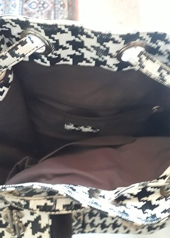 Gri Kadın Çanta - Fermuarlı, Yılan Desenli - Görsel 5