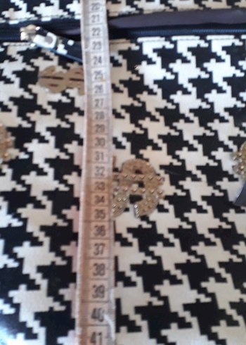 Gri Kadın Çanta - Fermuarlı, Yılan Desenli - Görsel 8