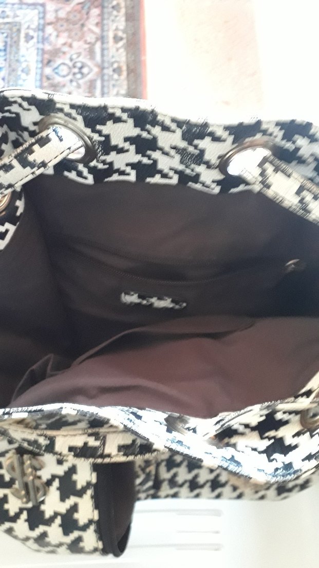 Gri Kadın Çanta - Fermuarlı, Yılan Desenli - Görsel 5