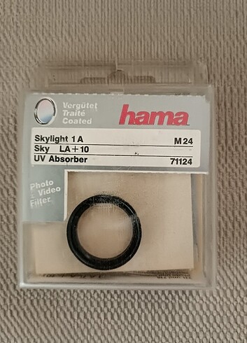 Hama 24mm UV filtre Rollei 35 3.5 makinelere uygundur 