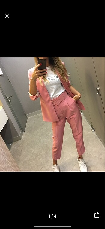 Zara pembe takım