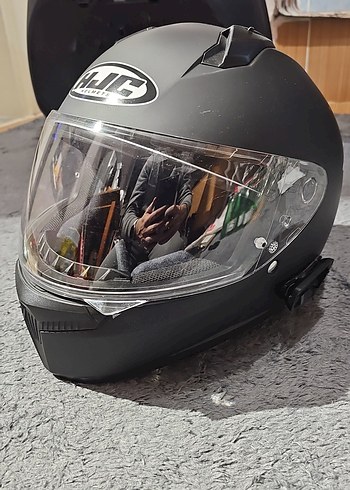 HJC C10 MAT SİYAH KASK - L BEDEN - Görsel 5