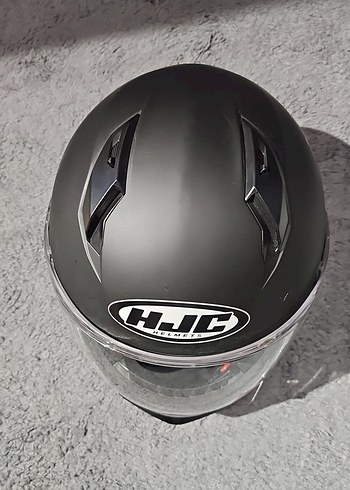 HJC C10 MAT SİYAH KASK - L BEDEN - Görsel 10