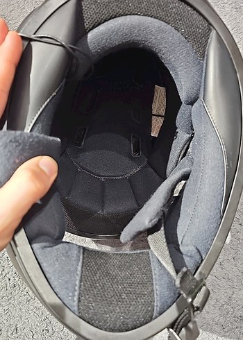 HJC C10 MAT SİYAH KASK - L BEDEN - Görsel 7