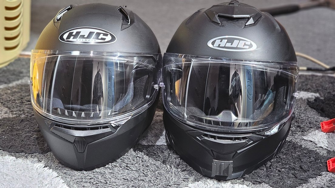 HJC C10 MAT SİYAH KASK - L BEDEN - Görsel 2