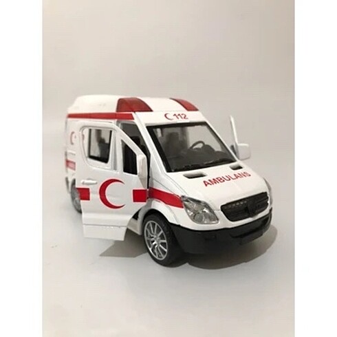 Işıklı Sesli Metal Ambulans