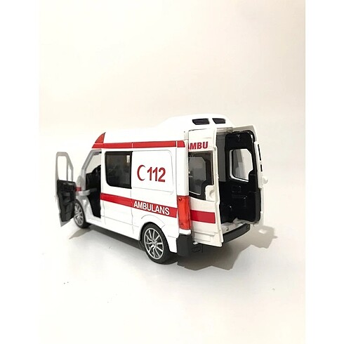 Ambulans Işıklı Sesli Metal