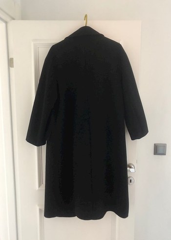 Zara Siyah Düğmeli Uzun Kaban - Görsel 2